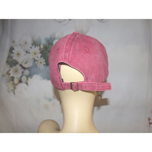 Black Cat Peeking with paws hat Wine Color Stone Washed NEW Baseball Cap - Picture 4 of 5